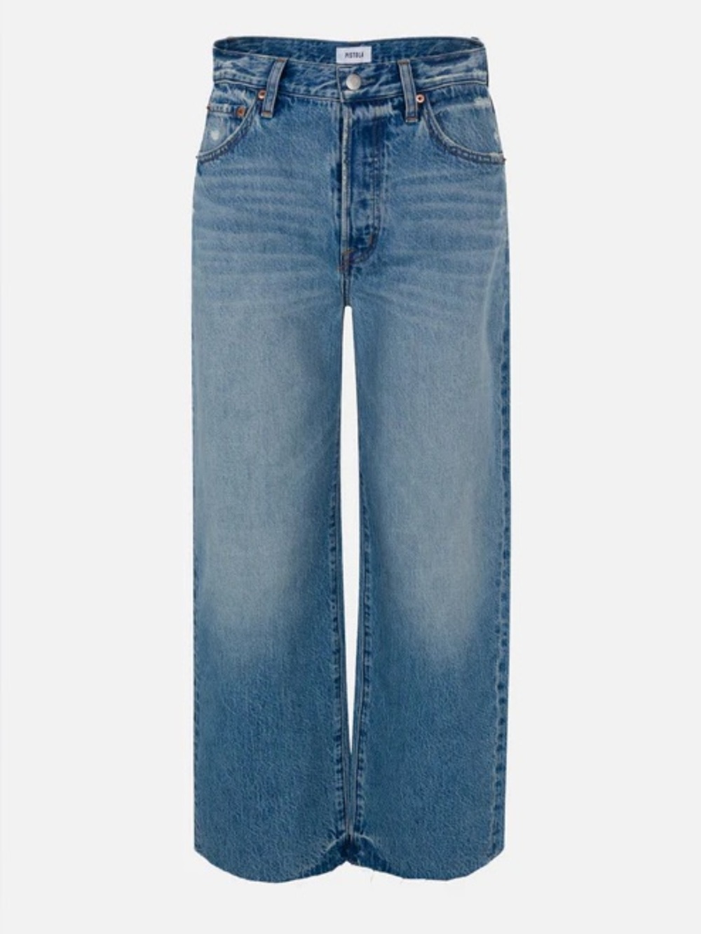 Pistola Tate Cropped High Rise Bow Legged Jeans - Picture 6 of 12